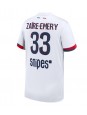 Paris Saint-Germain Warren Zaire-Emery #33 Replika Borta Kläder 2025-26 Kortärmad Paris Saint-Germain Warren Zaire-Emery #33 Replika Borta Kläder 2025-26 Kortärmad